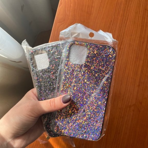 Purple Black Sequin Glitter Iphone 11 Case - Picture 4 of 4